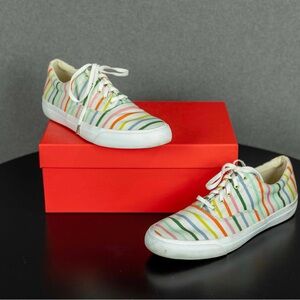 Keds Rifle Paper Company Striped Print Sneakers